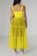 Load image into Gallery viewer, Buckle Fold Spaghetti Strap Dress ( In Stock)
